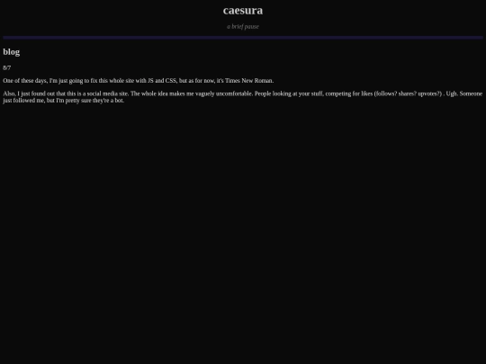 blog screenshot
