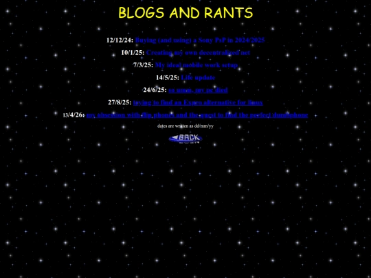 blogs screenshot