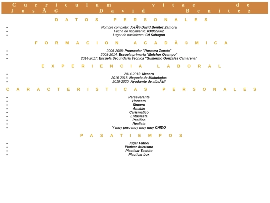 curriculum screenshot