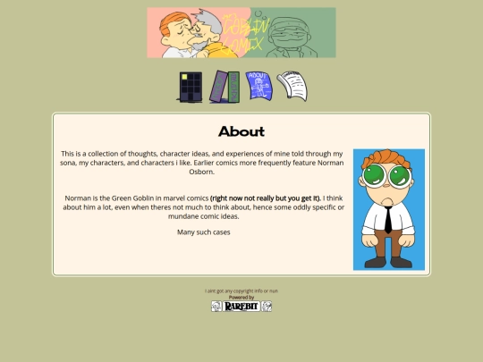 comix/about screenshot