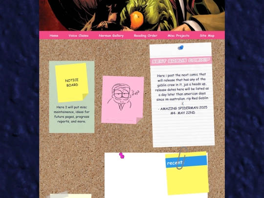 notices screenshot