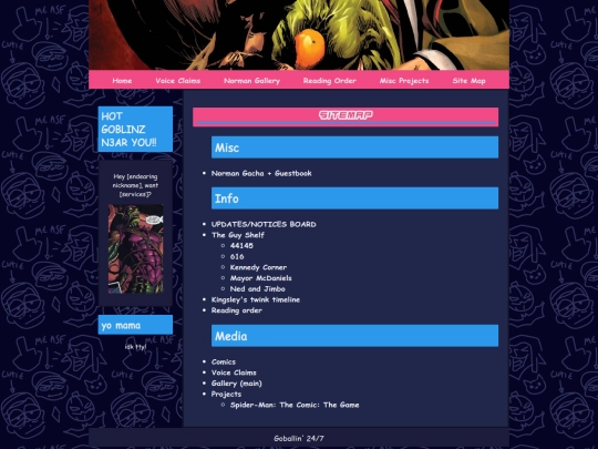 sitemap screenshot