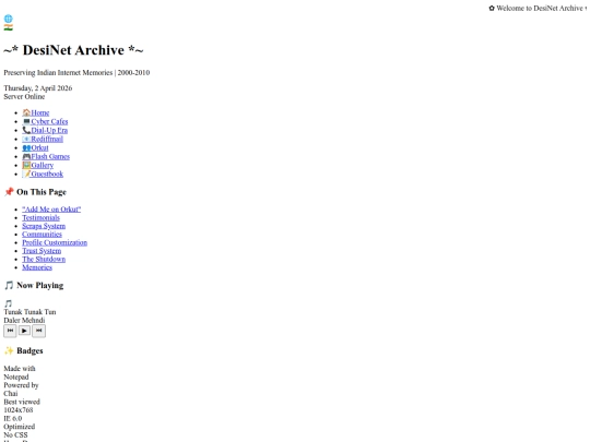 orkut screenshot