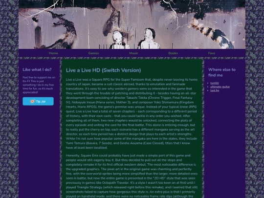 games/livealive screenshot