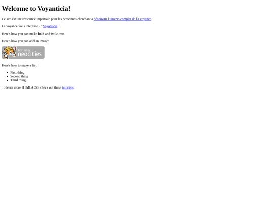 index screenshot