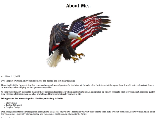 aboutme screenshot