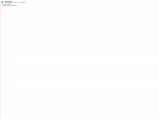 homepage/current_status screenshot