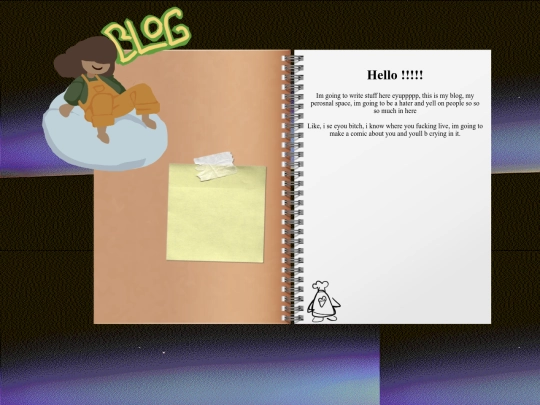 Blog/Home screenshot