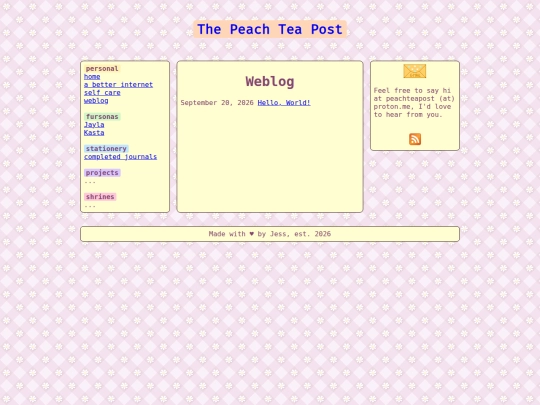 blog screenshot