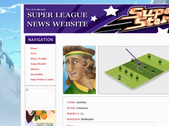 achilles_profile screenshot