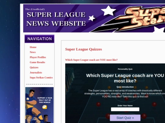 quizzes screenshot