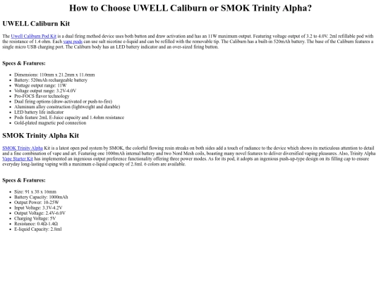how-to-choose-uwell-caliburn-or-smok-trinity-alpha screenshot