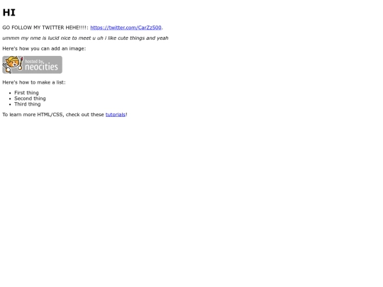 index screenshot