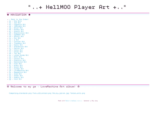 HellMOO_Art_Preservation_Project/30-lovemachine-art screenshot