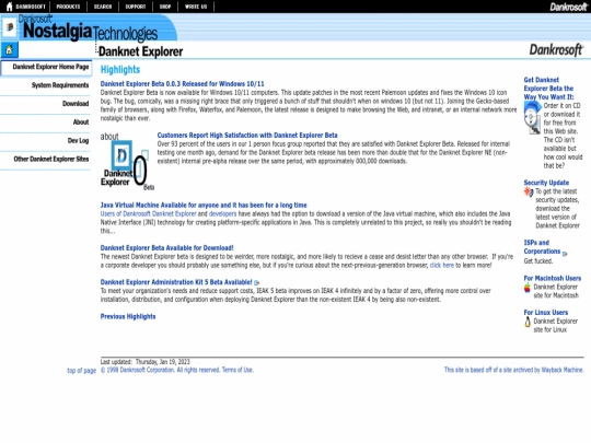 index screenshot