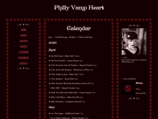 Calendar screenshot