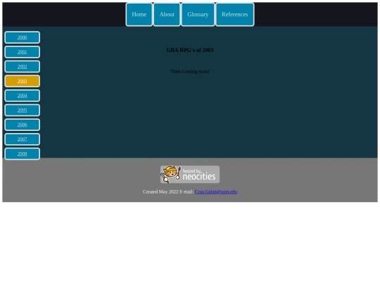 2003 screenshot