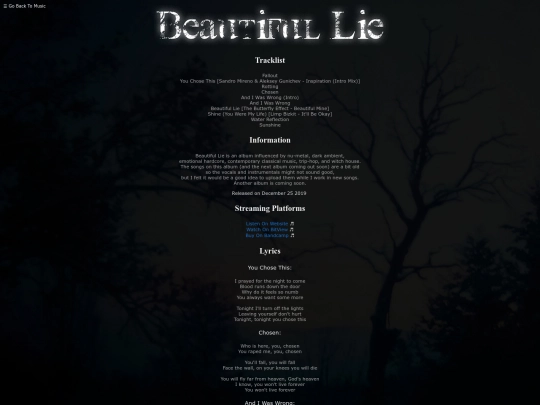 music/beautifullie screenshot