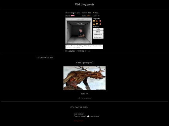 oldblog screenshot