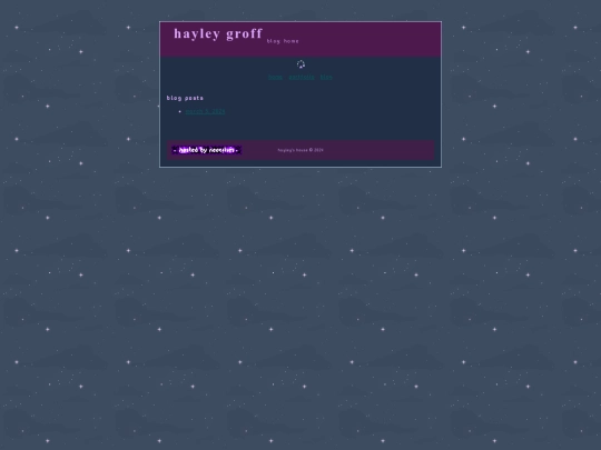 blog screenshot