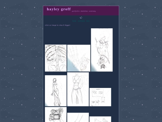 portfolio_anatomy screenshot