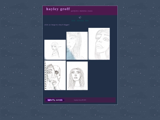 portfolio_faces screenshot