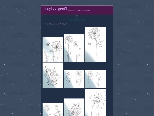 portfolio_flowers screenshot