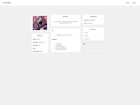 index screenshot