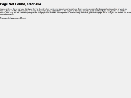 not_found screenshot