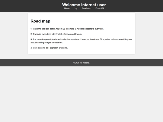 roadmap screenshot