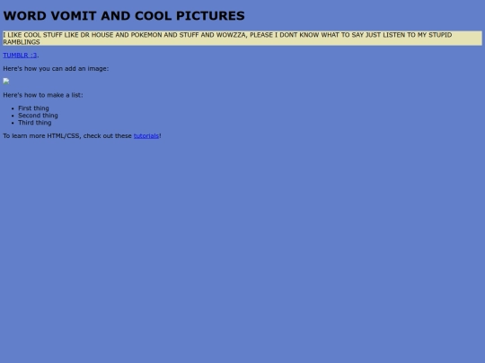 index screenshot