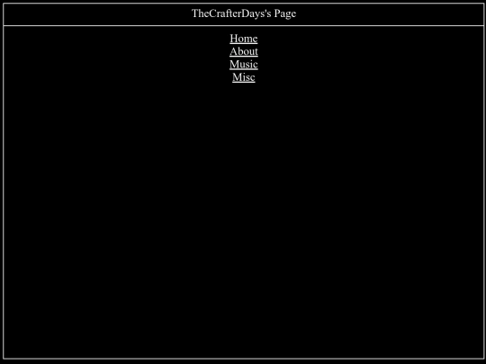 menu screenshot
