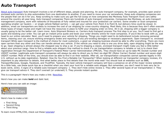 index screenshot