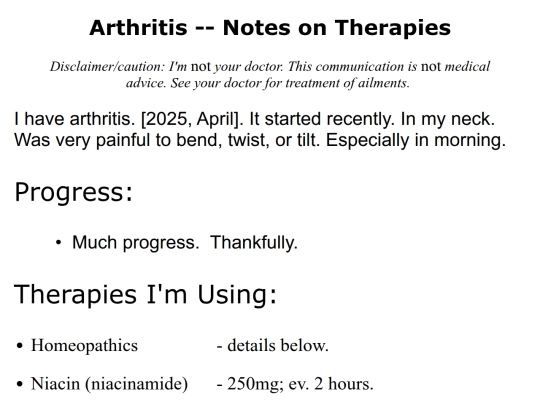 Arthritis/arthritis--notes-on-therapies screenshot