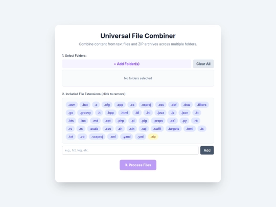 filecombiner screenshot