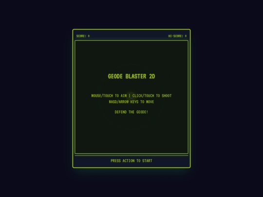 minigames/geodeblaster screenshot