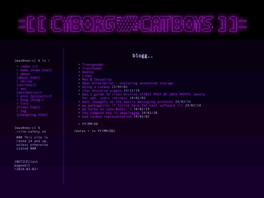 blog screenshot