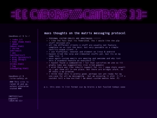 blog/matrix screenshot
