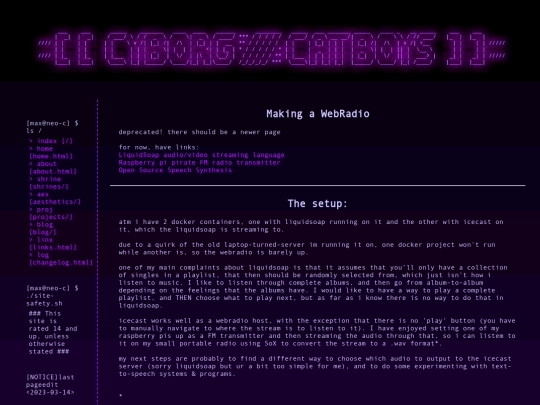 projects/webradio screenshot