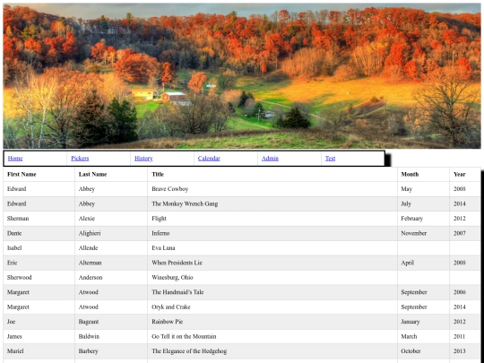 history screenshot