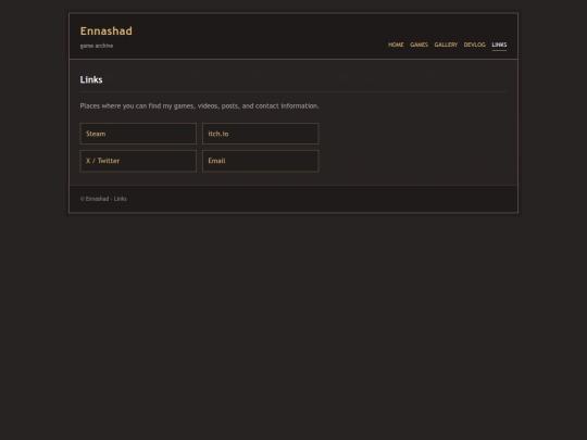 links screenshot
