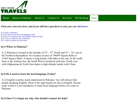Faq screenshot