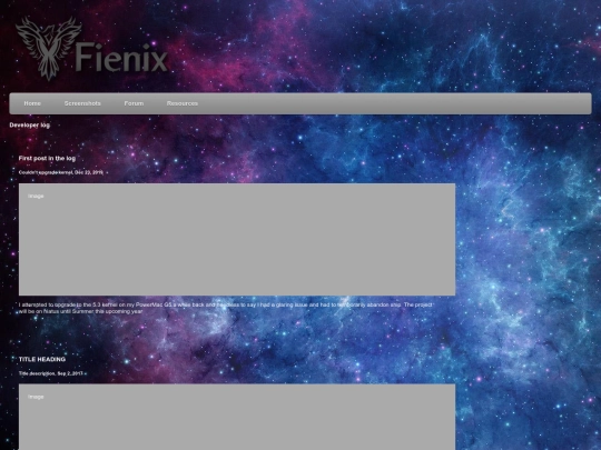 blog screenshot