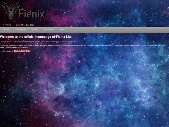 index screenshot