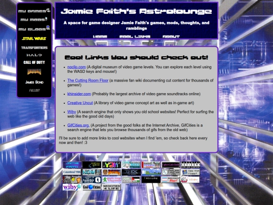 links screenshot
