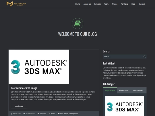 blog screenshot