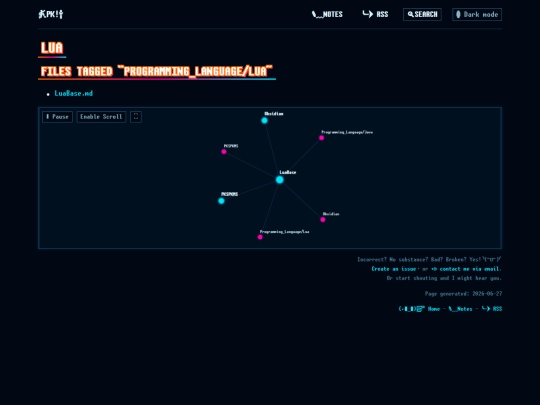 tags/Programming_Language/Lua screenshot