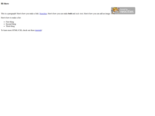 index screenshot