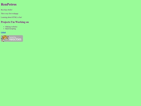 index screenshot