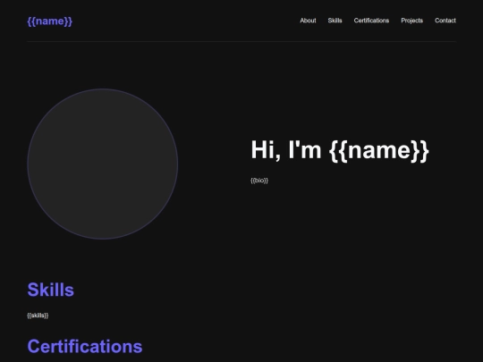 builder/template1 screenshot